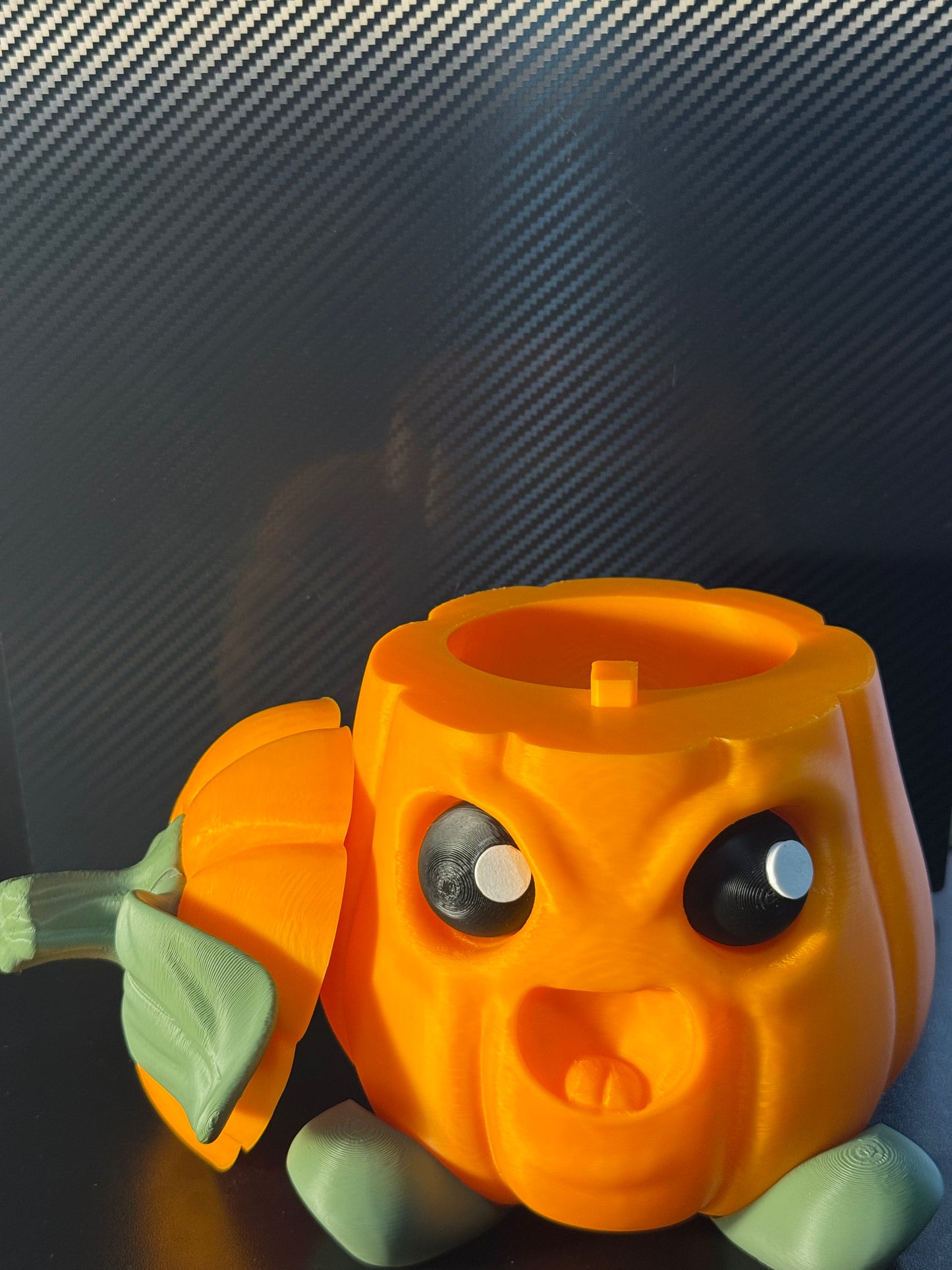 Grumpy Pumpkin Container