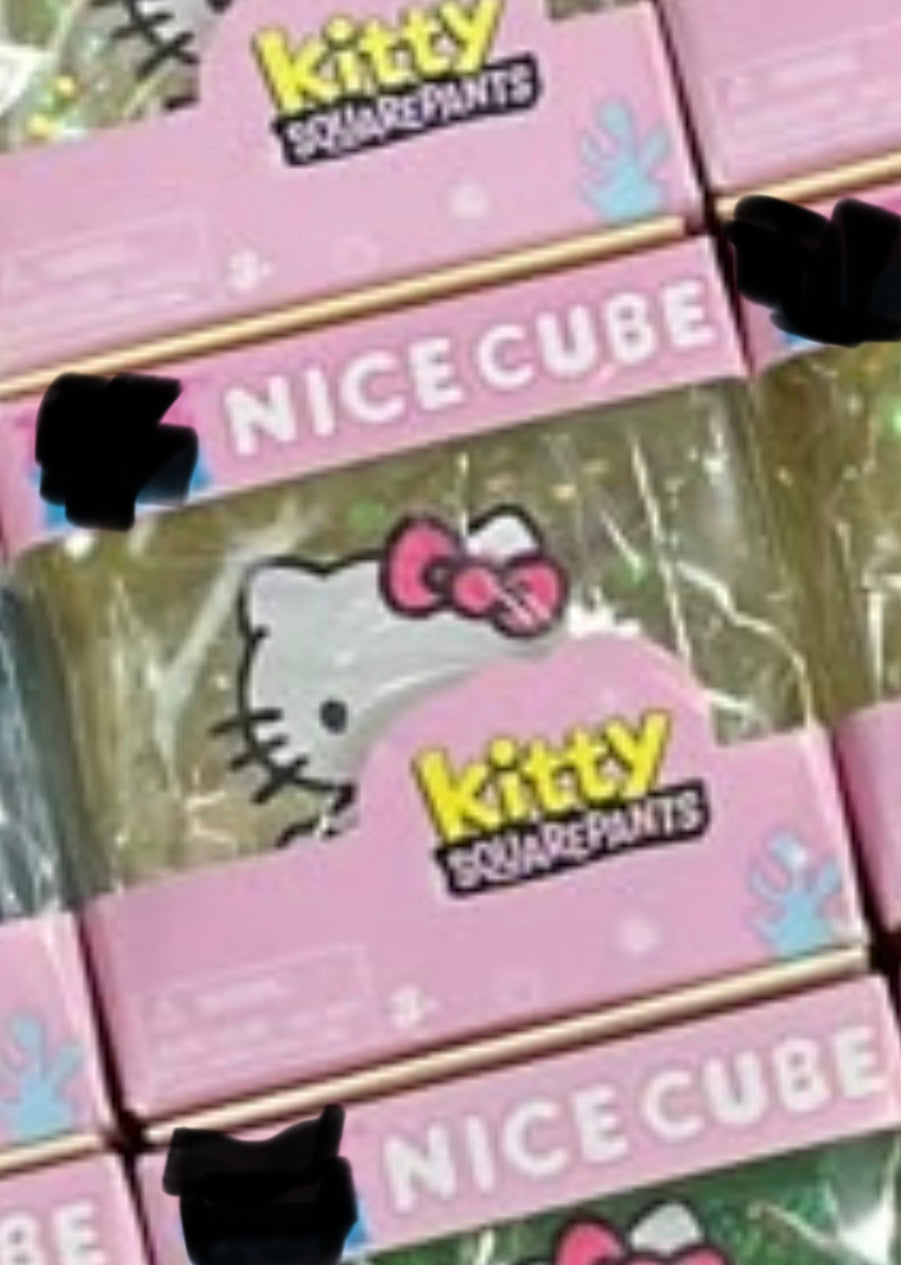 Generic Hello Kitty Glitter Squishy Cube
