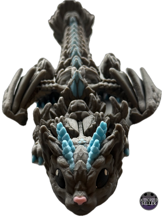 Mythical Baby Cat Dragon, Winged