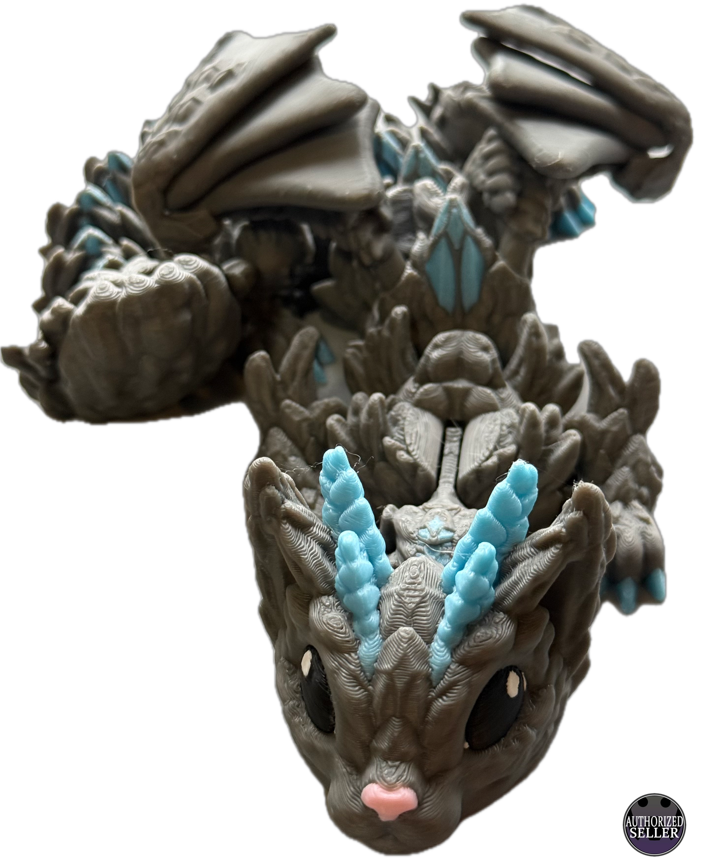 Mythical Baby Cat Dragon, Winged